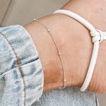 Tornozeleira shain Prata 925