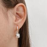 Conjunto Perolas Prata 925