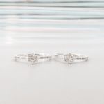 Anel Solitario Cravejado Prata 925