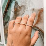 Anel Aparador Luna cravejado Prata 925