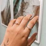 Anel Circulo Cravejado Prata 925