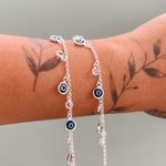 Pulseira Olho Grego com Zirconia Prata 925