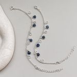 Pulseira Olho Grego com Zirconia Prata 925