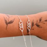 Pulseira 3 coração Prata 925