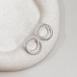 Brinco Argola Dupla Prata 925