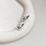 Brinco Gota Prata 925