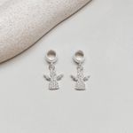 Berloque Anjinho Cravejado Prata 925