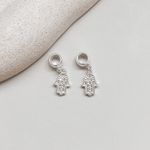 Berloque Mão De Fatima Prata 925