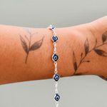 Pulseira Olho Grego Prata 925