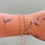 Pulseira Pedra zirconia Marrom Prata 925