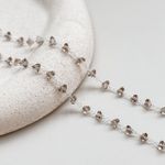 Pulseira Pedra zirconia Marrom Prata 925