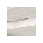 Anel Solitário Quadrado Cravejado Prata 925