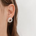 Brinco Isadora Cravejado Prata 925