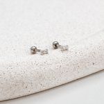 Piercing Labret Ponto De Luz Prata 925