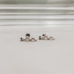 Piercing Labret Cobra Cravejada Prata 925 