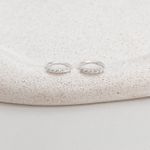 Piercing Argolinha Cravejada Beatriz Prata 925 