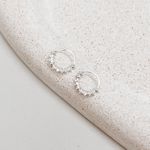 Piercing Argolinha Losangos Prata 925 