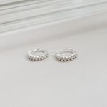 Piercing Argolinha Cravejada Rute Prata 925 