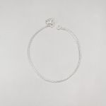 Pulseira Grume Dupla Prata 925 