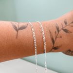 Pulseira Infantil Grume Flat Prata 925 