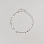 Pulseira Infantil Grume Flat Prata 925 