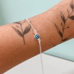 Pulseira Olho Grego Azul Kia 925