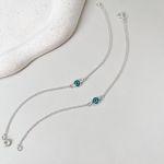 Pulseira Olho Grego Azul Kia 925