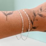 Pulseira Cartier Longa Prata 925 