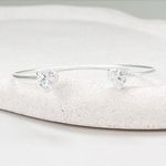 Bracelete Corações Prata 925 