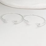 Bracelete Corações Prata 925 