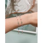 Pulseira Infantil Bolinhas Coloridas Prata 925 