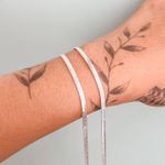 Pulseira Laminada Detalhada Prata 925 