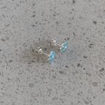 Brinco Flor Turmalina Prata 925 