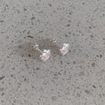 Brinco Coroa Rosa Prata 925 