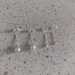 Kit Brinco Dupla Perola Prata 925 