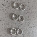 Trio Argola Click Puabi Prata 925 