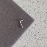 Piercing Nariz Nostril Estrela Cristal Prata 925