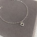 Pulseira Coração Prata 925