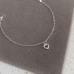 Pulseira Coração Prata 925