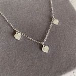 Choker Coração Prata 925 