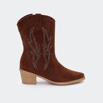 Bota Villa Griffe Western Hotfix Camel