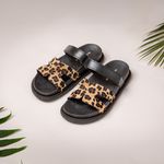 Papete Villa Griffe Milena - Amely Preto Animal Print