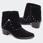 Bota Villa Griffe Western Ohio Cano Curto - Preto