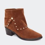 Bota Villa Griffe Western Ohio Cano Curto - Caramelo