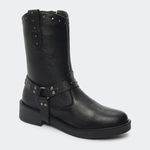 Bota Villa Griffe Biker Vegas Cano Curto - Alexia Preto