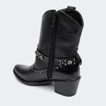 Bota Villa Griffe Western Katy Cano Curto Preto