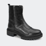 Coturno Villa Griffe Joy Cano Curto Duda Preto