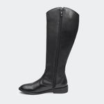 Bota Angelina Cano Longo Preta Villa Griffe