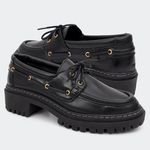 Mocassim Sevilha Preto Villa Griffe 