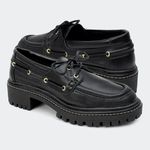 Mocassim Sevilha Preto Villa Griffe 